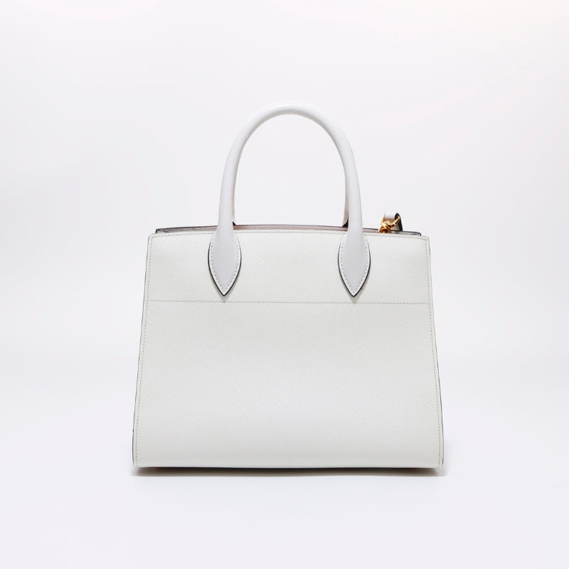 プラダ PRADA ロゴ 2way ショルダーバッグ レザー ホワイト WS6388