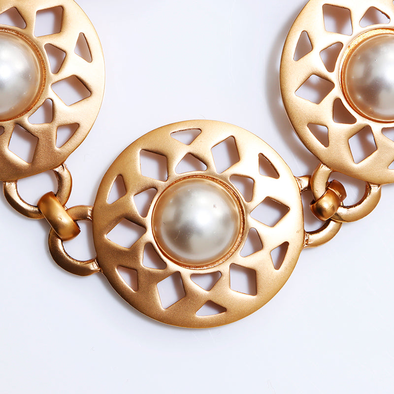 セリーヌ CELINE パール ブレスレット ゴールド WS6476 – NUIR VINTAGE