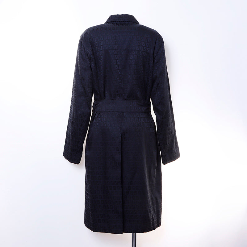 FENDIフェンディ★ヴィンテージ☆ズッカ柄ナイロン紐付きコート 美品】FENDI フェンディ ズッカ柄 レインコート ビニールコート