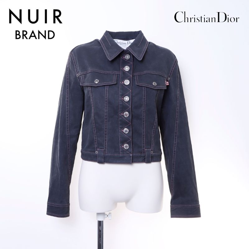 クリスチャンディオール Christian Dior デニムジャケット ブラック 