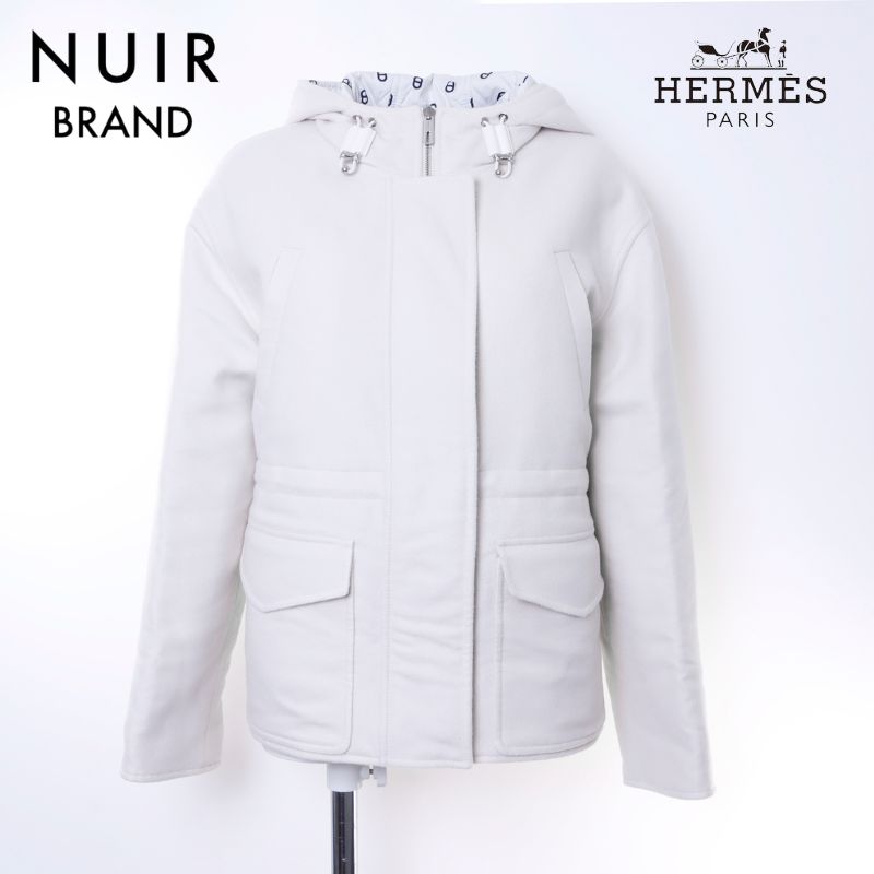 ジャケット・アウター 2020ss HERMES White blouson jacket 2020ss HERMES White blouson jacket