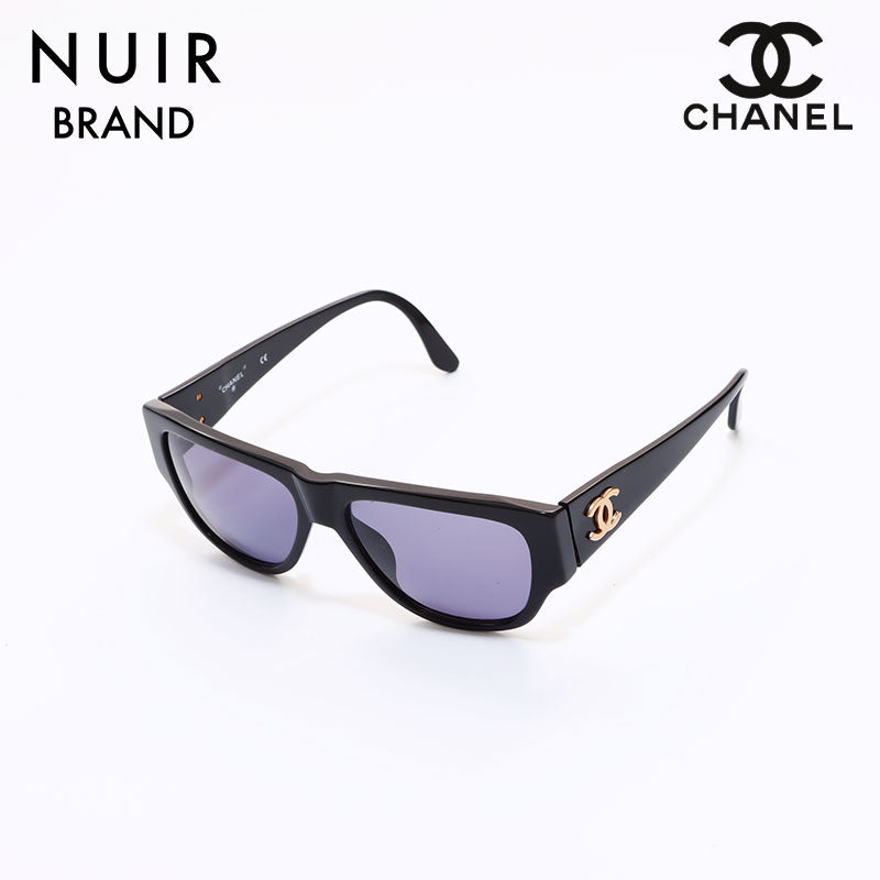 Chanel Coco Mark Sunglasses Black WS6551 – NUIR VINTAGE