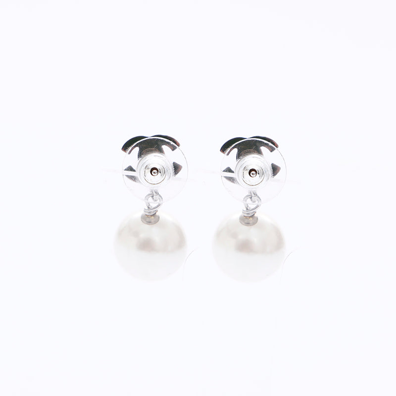 シャネル CHANEL パール ココマーク ピアス シルバー WS6573