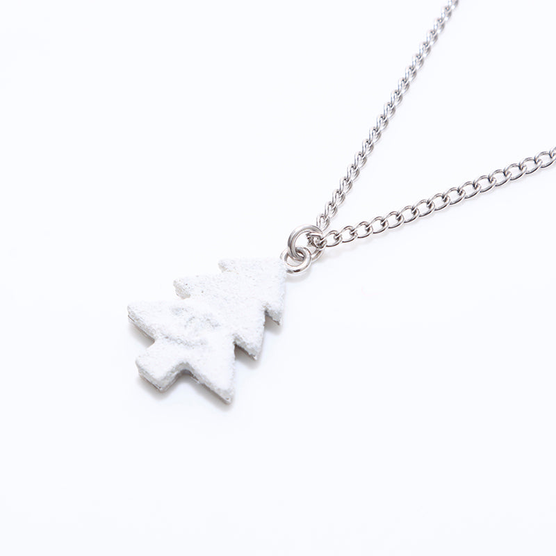 シャネル CHANEL クリスマスツリーモチーフ ネックレス ホワイト