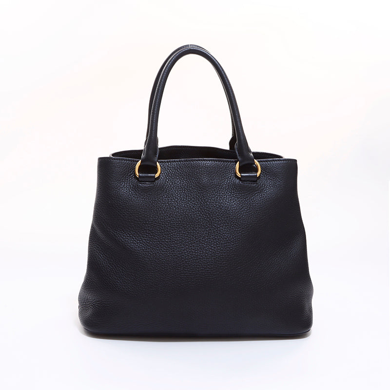 プラダ PRADA 2wayレザー トートバッグ ブラック WS6642 – NUIR VINTAGE
