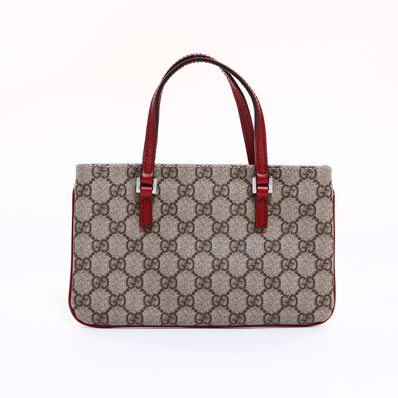 グッチ GUCCI gg スプリームミニトート ハンドバッグ ベージュ