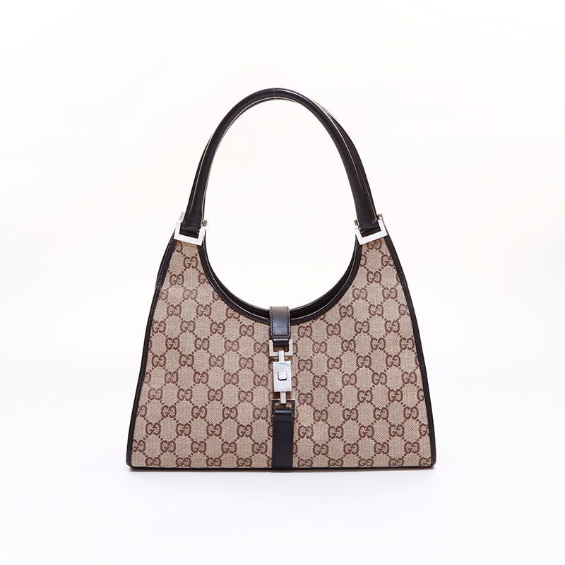 グッチ GUCCI GG キャンバス ジャッキー ショルダーバッグ ベージュ