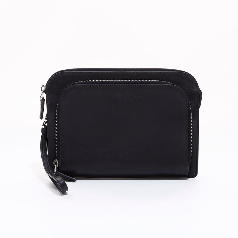 プラダ PRADA トライアングルロゴ クラッチバッグ ブラック WS6801
