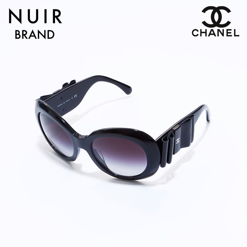 シャネル CHANEL 2000s リボン ココマーク サングラス ブラック WS6868 – NUIR VINTAGE