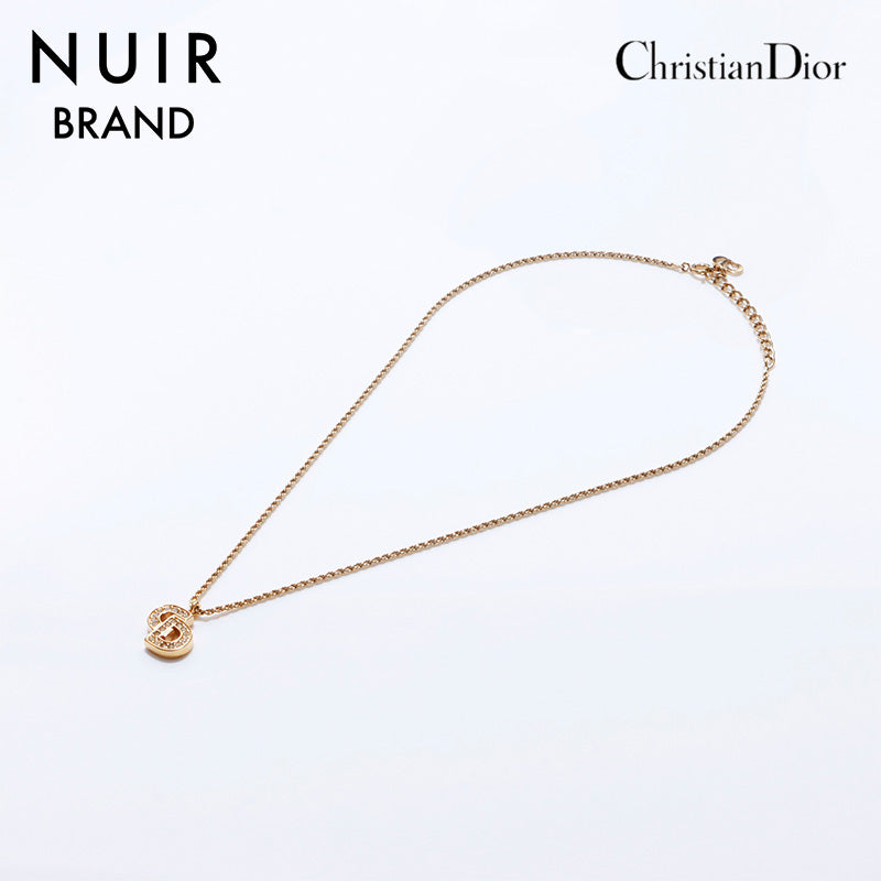 クリスチャンディオール Christian Dior ロゴ ラインストーン 