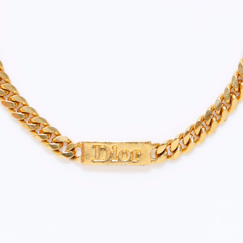 クリスチャンディオール Christian Dior ロゴ ブレスレット ゴールド