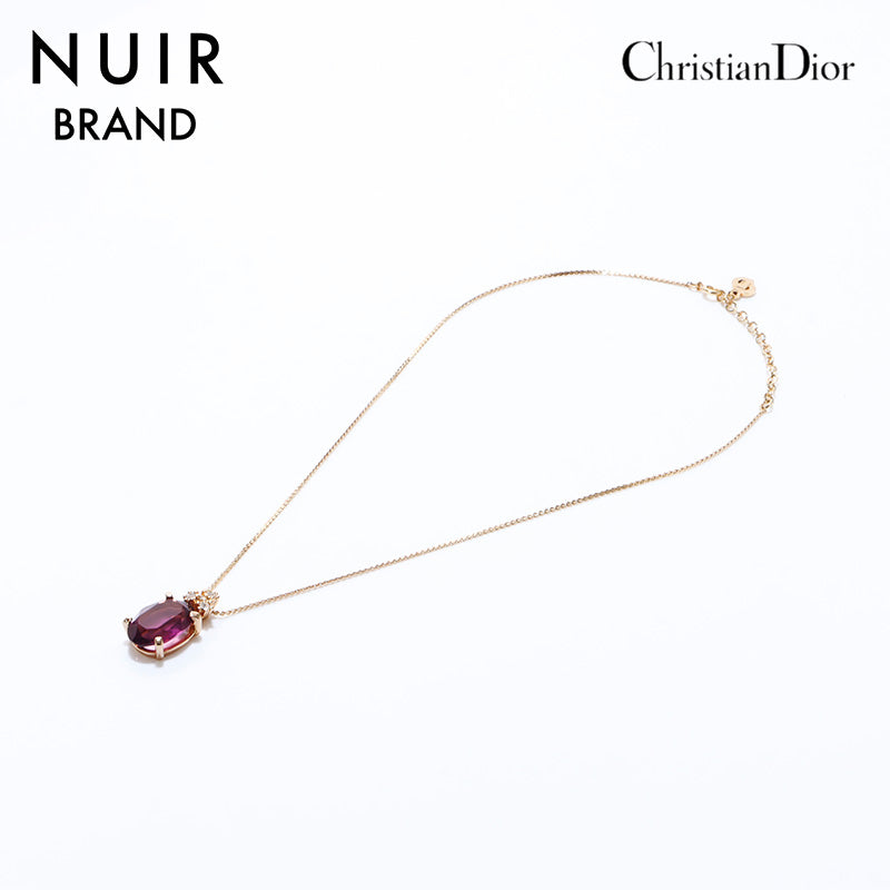 クリスチャンディオール Christian Dior クリスタル ネックレス ...