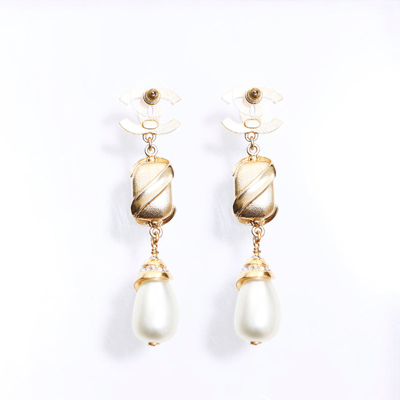 CHANEL ゴールド パール ピアス ヨドバシ.com - シャネル CHANEL ピアス パール・ラインストーン