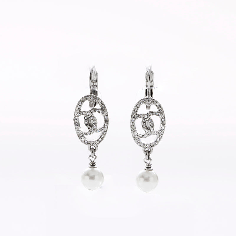 シャネル　ヴィンテージパールピアス シャネル CHANEL ココマーク パール ピアス シルバー WS6942 – NUIR