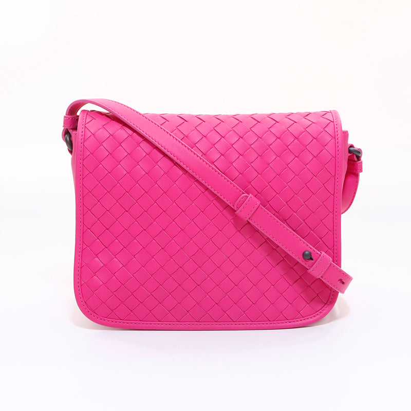 Bottegaveneta Intrecciato Shoulder Bag Pink WS6990 – NUIR
