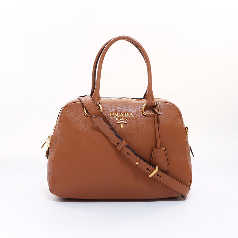 プラダ PRADA 2way ハンドバッグ ブラウン WS7035 – NUIR VINTAGE