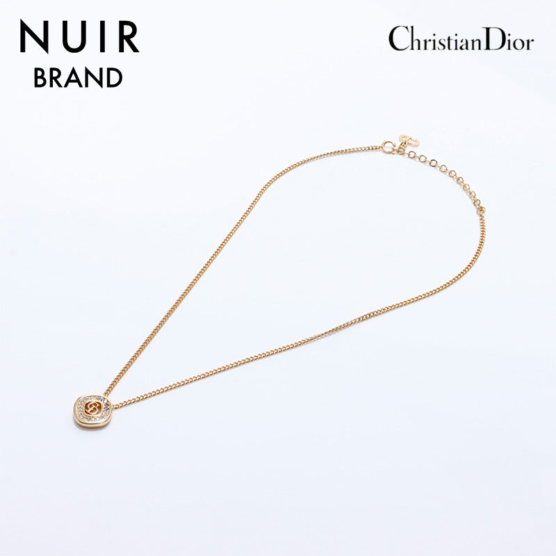 クリスチャンディオール Christian Dior ロゴ ラインストーン