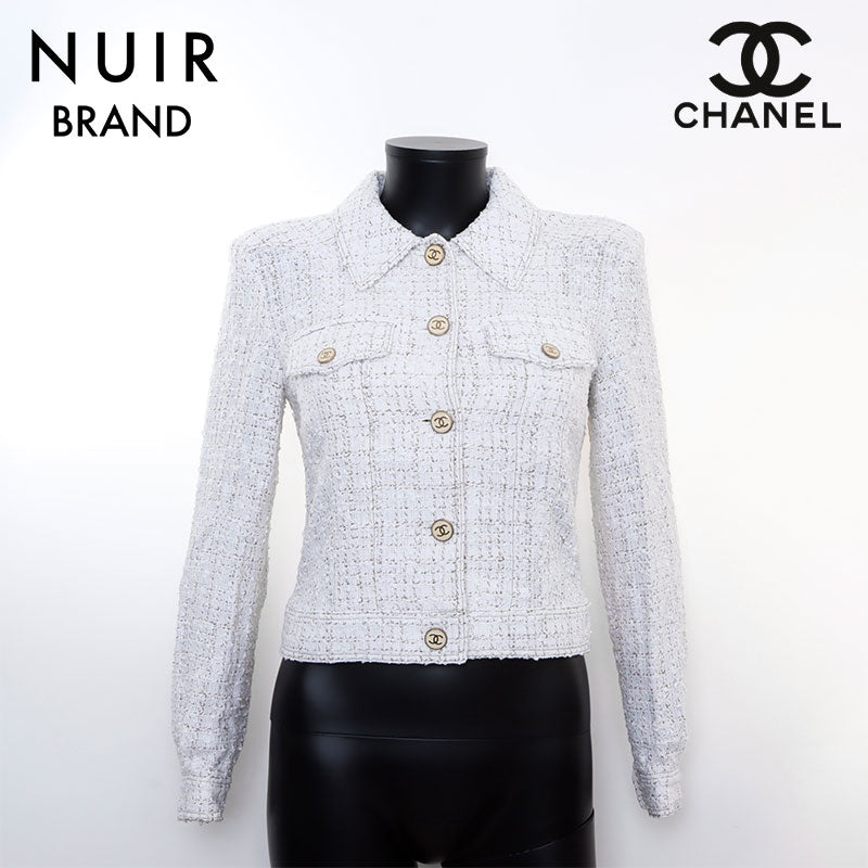 CHANEL ジャケット　38サイズ　オフホワイト WS7142-1.jpg?v=1716980907