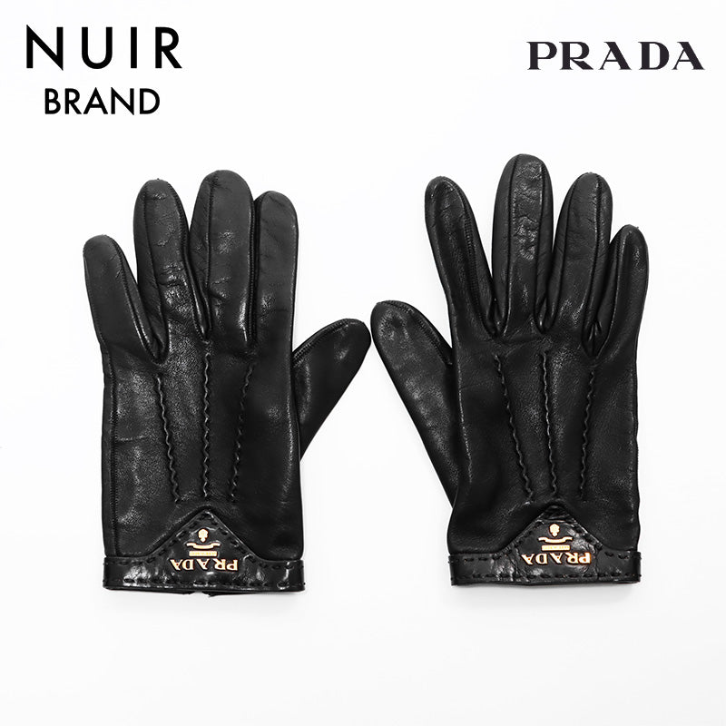 プラダ PRADA ラムスキン Size:6 1/2 手袋 ブラック WS7250 – NUIR VINTAGE
