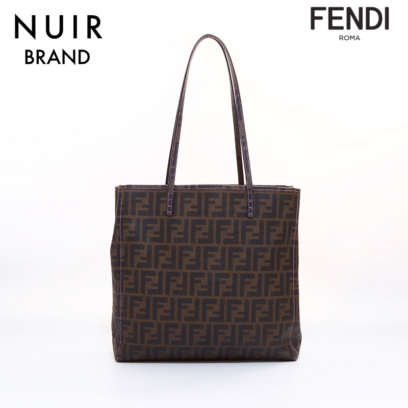 フェンディ FENDI ズッカ柄 PVC トートバッグ ブラウン WS7308 – NUIR VINTAGE