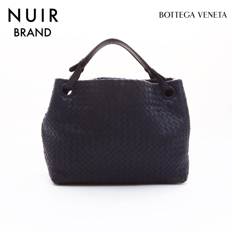 ボッテガヴェネタ BOTTEGAVENETA イントレチャート ミラー付き ガルダバッグ ショルダーバッグ ブラック WS7361 – NUIR  VINTAGE