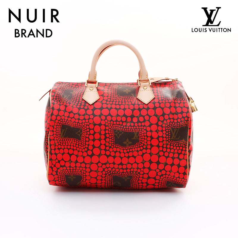 ルイ・ヴィトン LOUIS VUITTON 草間彌生 DU1172 ボストンバッグ レッド