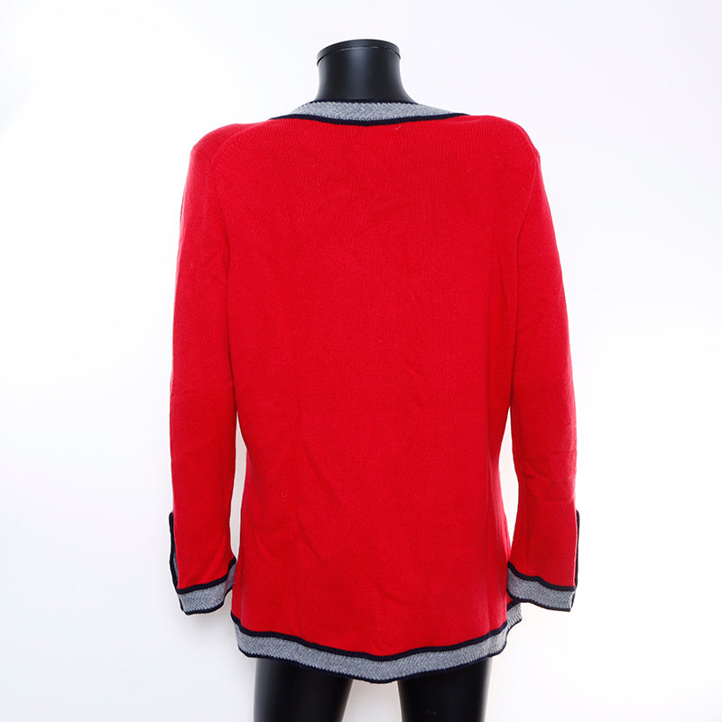 CHANEL　ニット　アンサンブル Chanel CHANEL Size:44 Cardigan Red WS7425 – NUIR VINTAGE