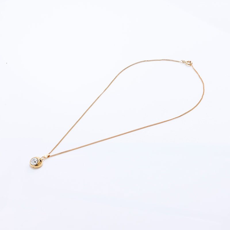 セリーヌ CELINE ラインストーン ネックレス ゴールド WS7473 – NUIR