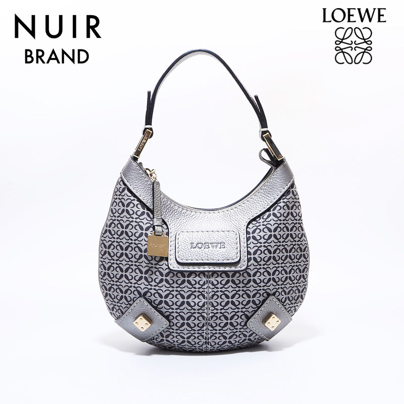 ロエベ LOEWE リピート アナグラム ホーボー ショルダーバッグ グレー WS7486 – NUIR VINTAGE