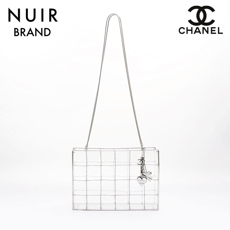 シャネル CHANEL ココマークアイコン アクリルケース ビーズ チェーン