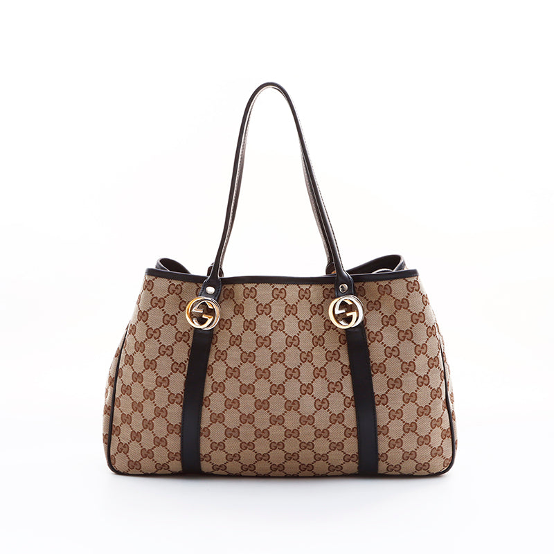 グッチキャンバストートバック グッチ GUCCI GGキャンバス トートバッグ ベージュ WS7594 – NUIR VINTAGE