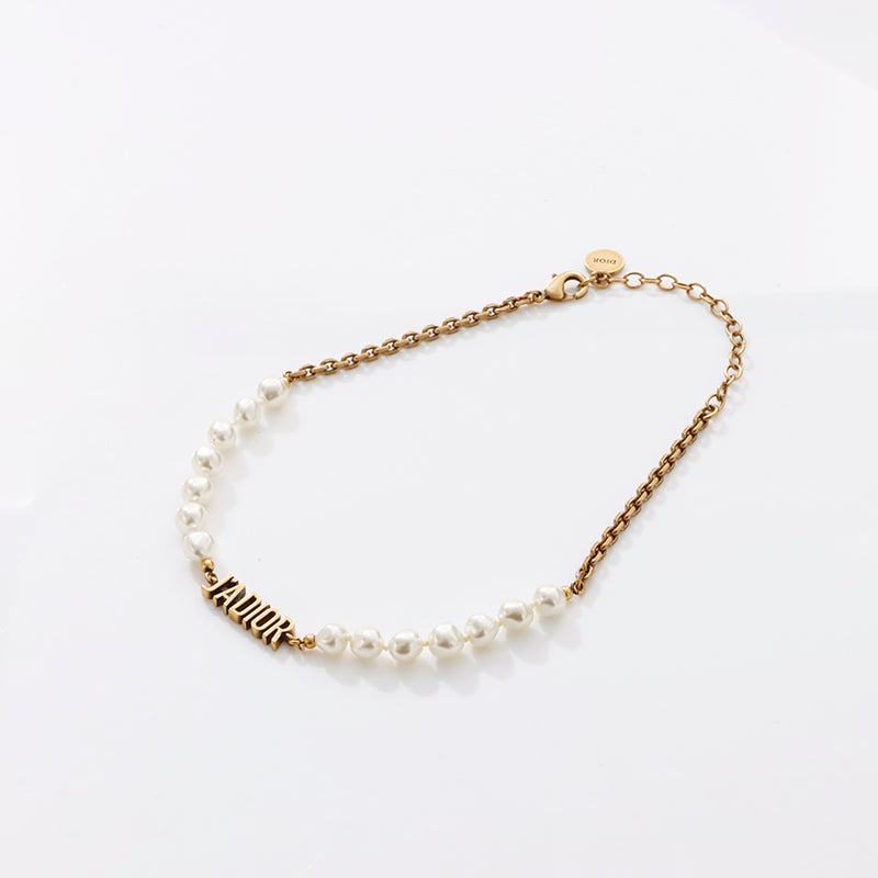 クリスチャンディオール Christian Dior チョーカー パール ネックレス