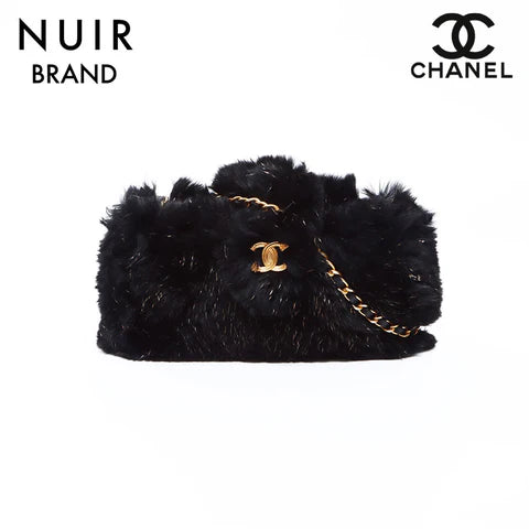 Chanel CHANEL Coco Mark Mini Fur No. 22 Turn Lock Shoulder