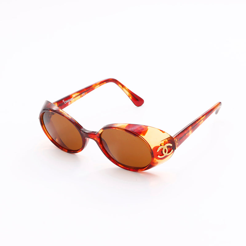Chanel Coco Mark Sunglasses Brown WS7710 – NUIR VINTAGE