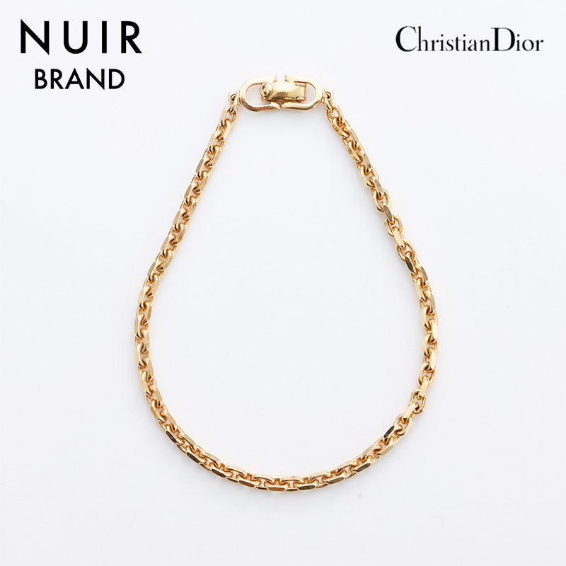 Christian Dior ゴールド チェーンブレスレット Christian Dior クリスチャンディオール DIOR ロゴ チェーン
