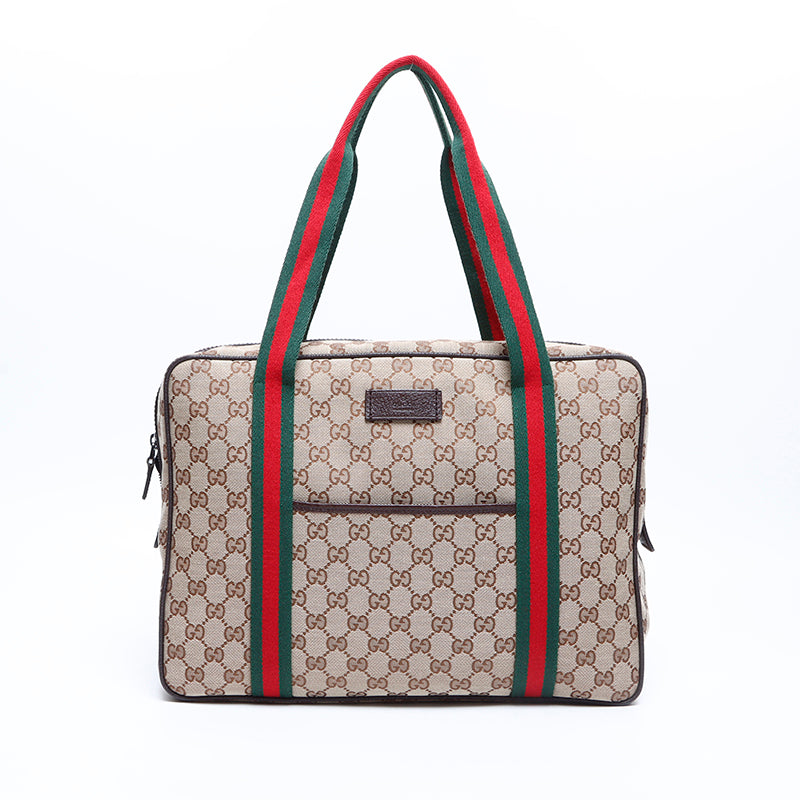 グッチ GUCCI GGキャンバス シェリーライン ショルダーバッグ ベージュ WS7869 – NUIR VINTAGE