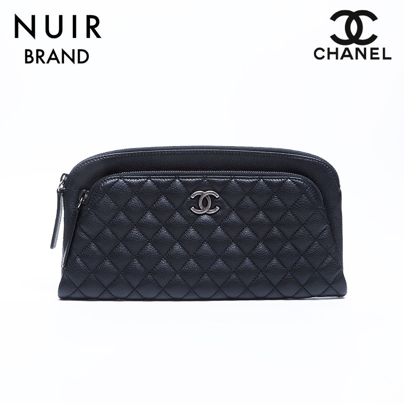 Z07-55 シャネル　ロゴポーチ　ブラック　ホワイト CHANEL オプティカル: スクエア シェイプ オプティカル