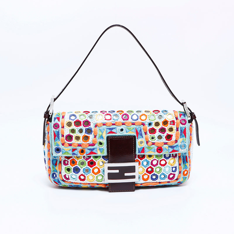 フェンディ FENDI マンマバケット ショルダーバッグ マルチカラー