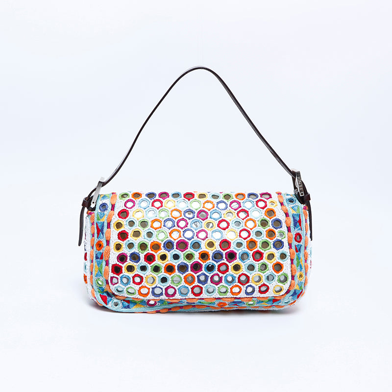 フェンディ FENDI マンマバケット ショルダーバッグ マルチカラー