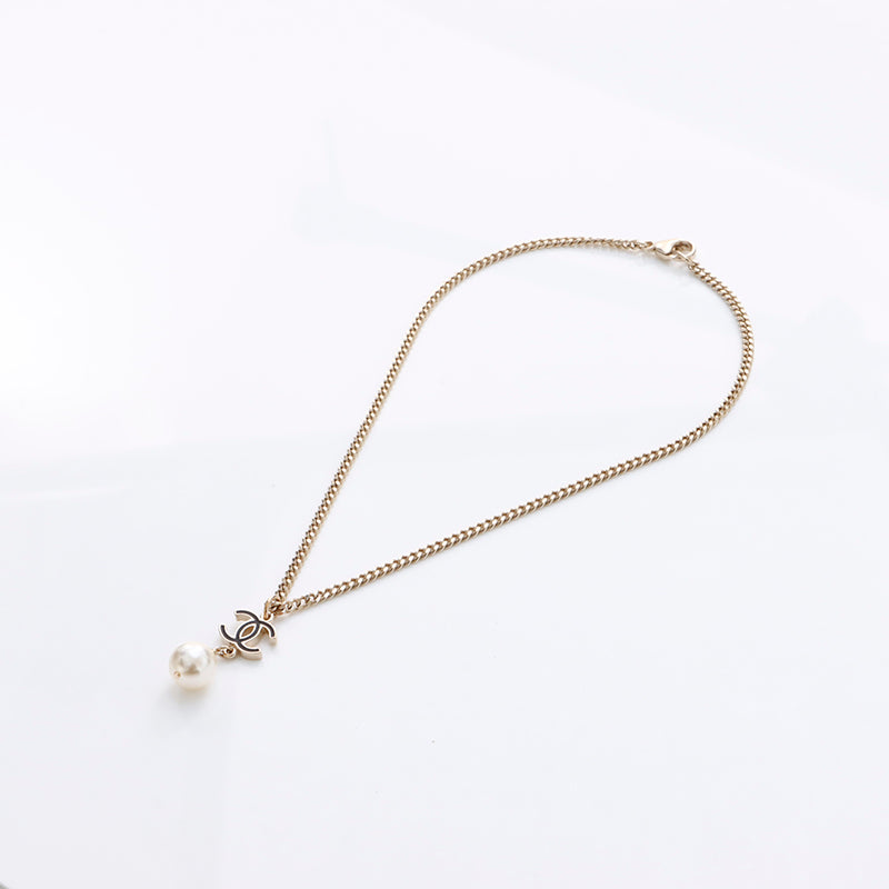 シャネル CHANEL ココマーク パール 07C ネックレス ゴールド