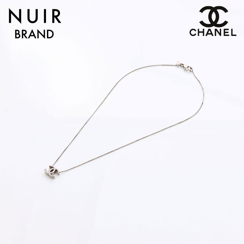 シャネル CHANEL 09A ココマーク ネックレス シルバー WS7985 – NUIR VINTAGE