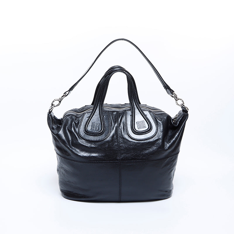 ジバンシィ GIVENCHY ナイチンゲール レザー シルバー金具 2way