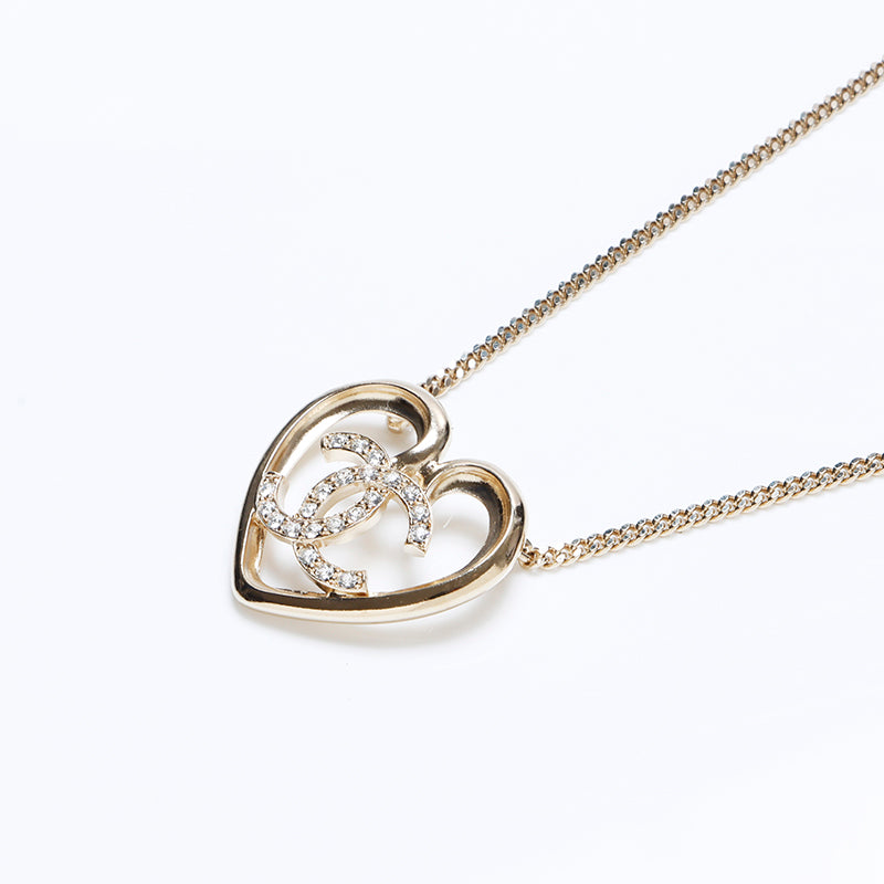 CHANEL ゴールドハート ネックレス シャネル ハートネックレス ゴールド – co&co