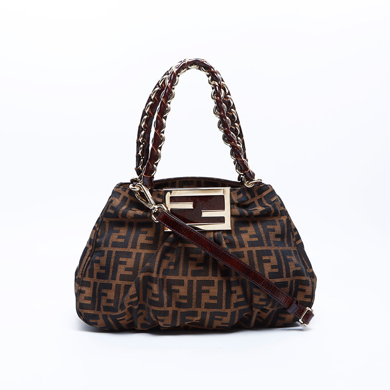 【美品】FENDI ズッカ柄 ハンドバッグ キャンバス レザー FF金具 大容量 楽天市場】【美品】 フェンディ FENDI ズッカ柄 ハンド バッグ