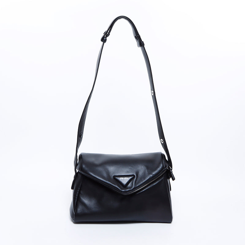 プラダ PRADA レザー ショルダーバッグ ブラック WS8148 – NUIR VINTAGE