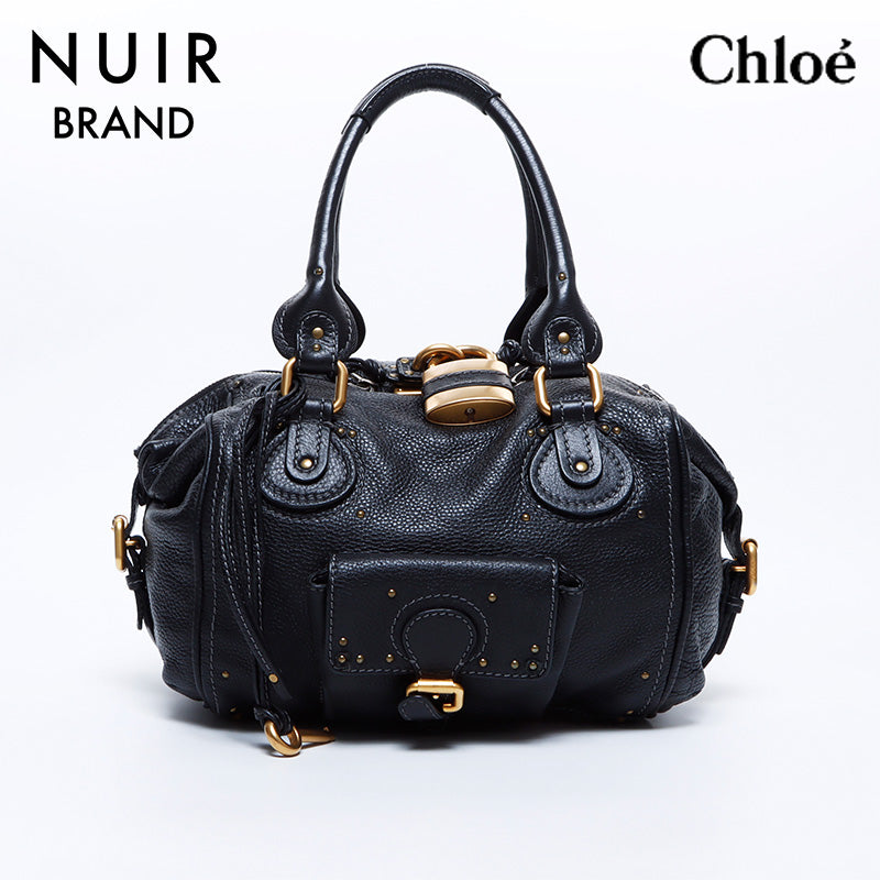 クロエ Chloe パディントン レザー ショルダーバッグ ブラック WS8149 – NUIR VINTAGE