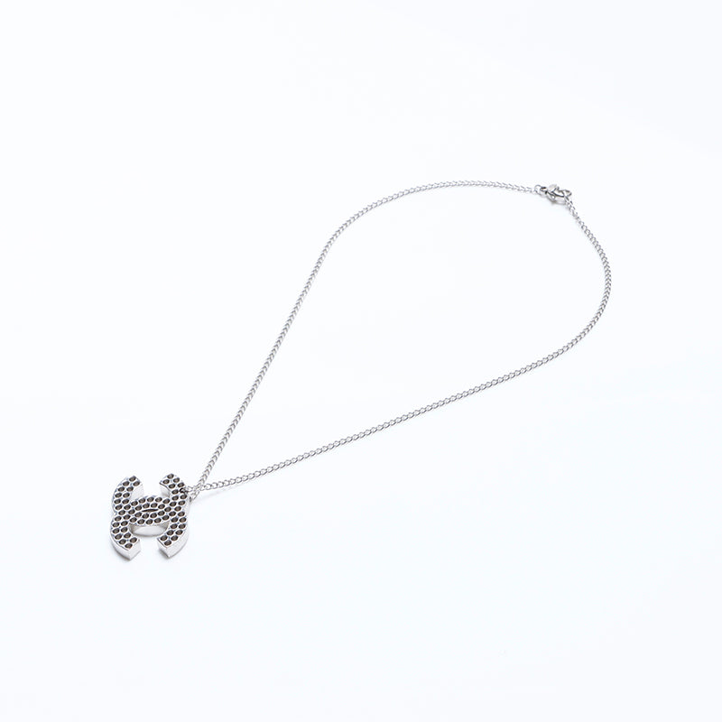 【レア】CHANEL シャネル ネックレス チェーン 太め シルバー 03P レア】CHANEL シャネル ネックレス チェーン 太め シルバー 03P