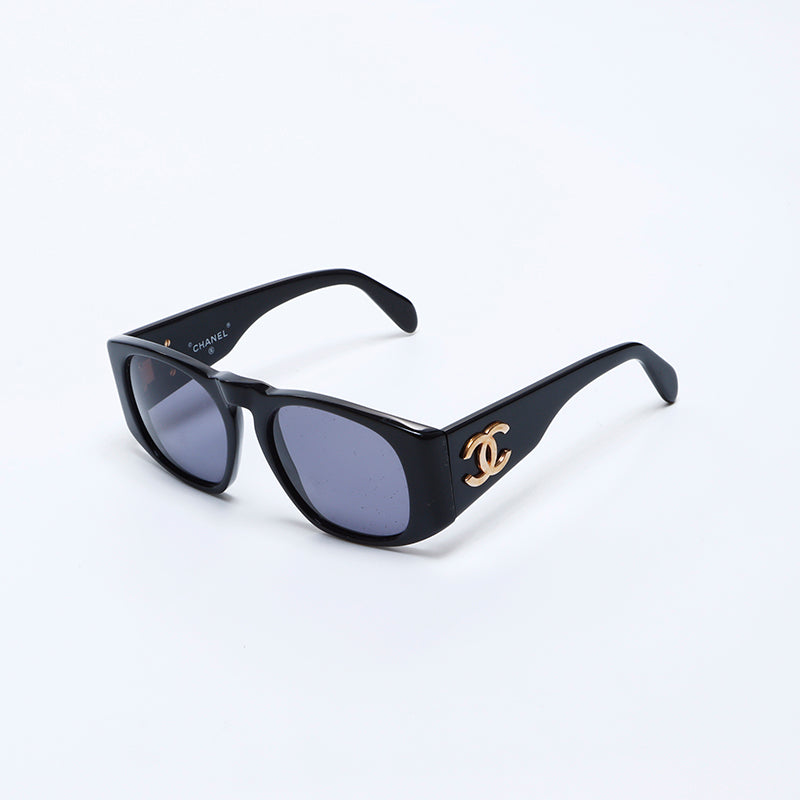 Chanel Coco Mark Sunglasses Black WS8178 – NUIR VINTAGE