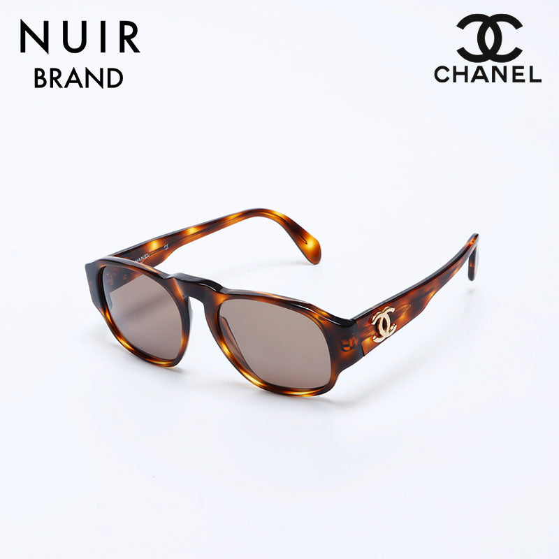 希少✨CHANEL Sunglasses Coco Mark l y2k Chanel Coco Mark Sunglasses Brown WS8180 – NUIR VINTAGE