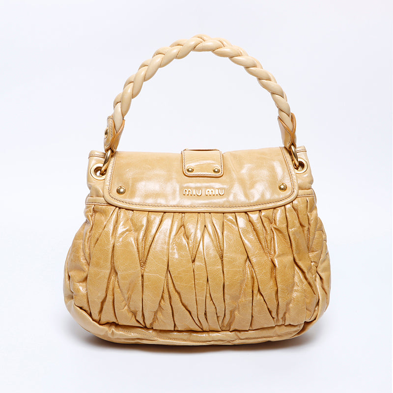 ミュウ ミュウ Miu Miu マテラッセ 2way ベルト ショルダー